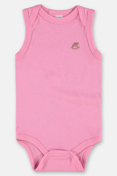 Body Regata Bebê Unissex (Rosa) Up Baby