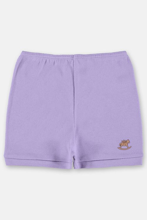 Short Bebê em Suedine Unissex (Roxo) Up Baby