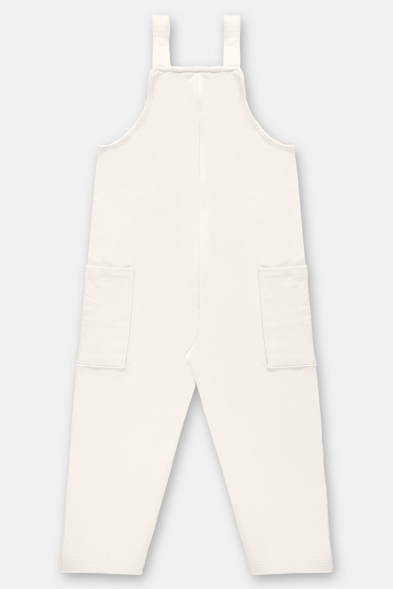 Jardineira-Bio-Sustentavel-Unissex-Infantil--Off-White--Up-Baby