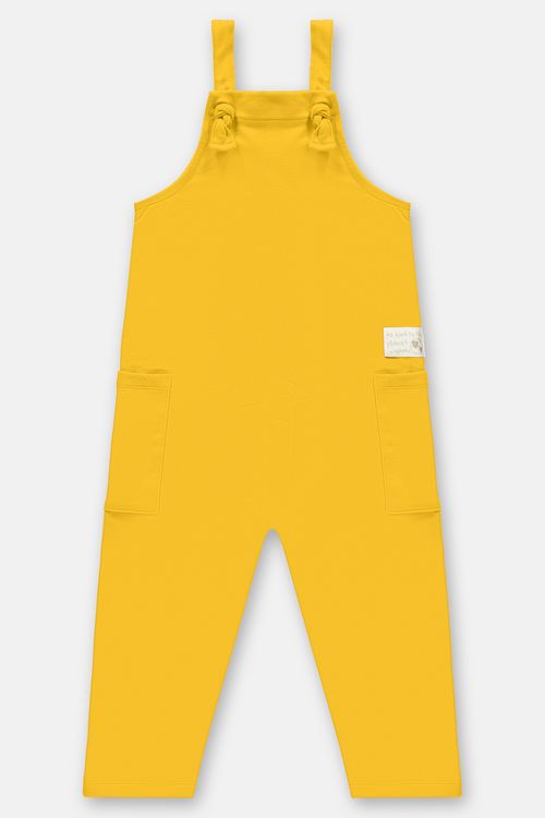 Jardineira Bio Sustentável Unissex Infantil (Amarelo) Up Baby