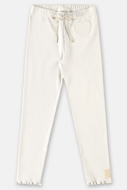 Calça Menina Infantil Bio Sustentável (Off White) Up Baby