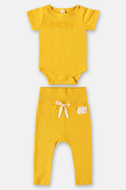 Conjunto Bio Sustentável para Bebê (Amarelo) Up Baby