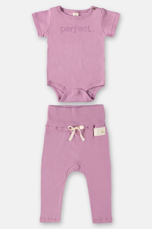 Conjunto Bio Sustentável para Bebê (Roxo) Up Baby