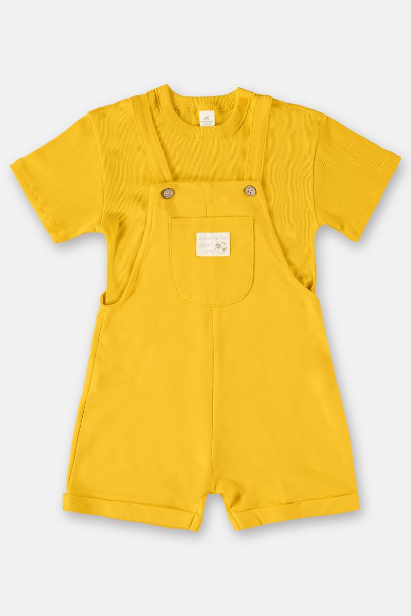 Conjunto-Infantil-Bio-Sustentavel-Unissex--Amarelo--Up-Baby