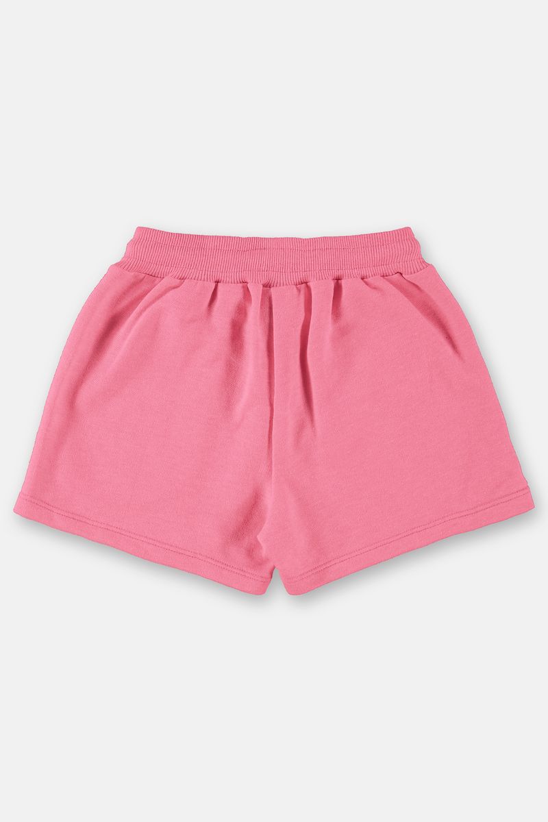 Shorts-basico-infantil-menina-em-moletom--Rosa--Up-Baby