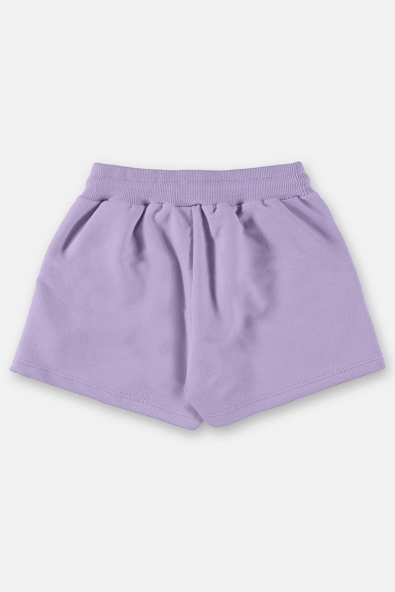Shorts-basico-infantil-menina-em-moletom--Roxo--Up-Baby