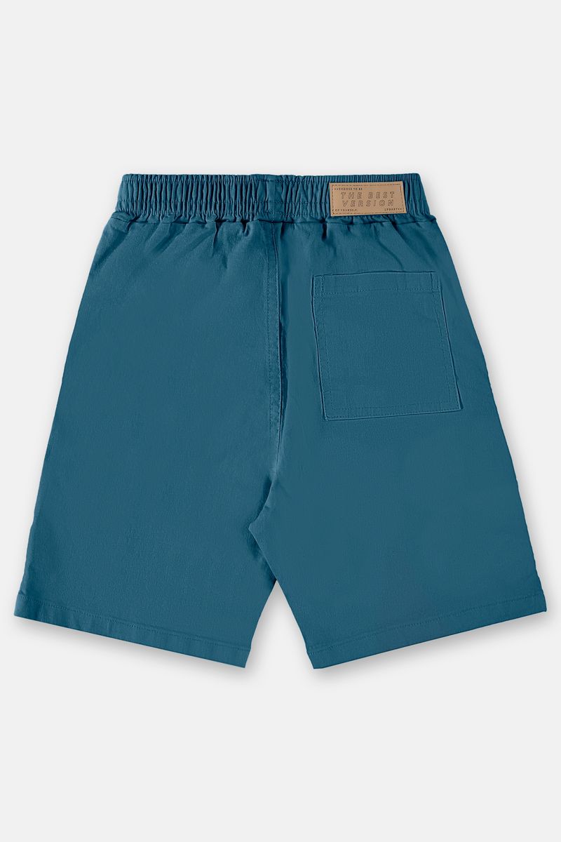 Bermuda-basica-infantil-para-meninos-em-sarja--Azul--Up-Baby