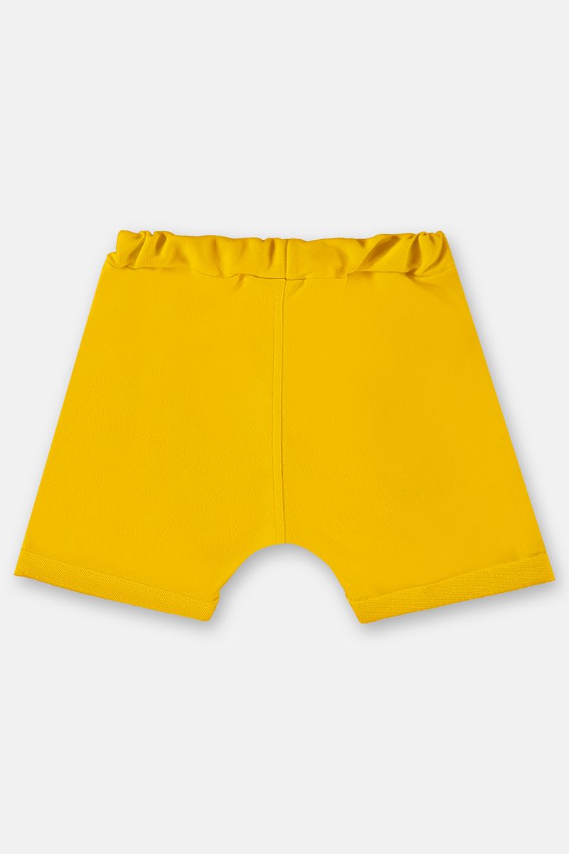 Short-em-Moletom-Basico-para-Bebe--Amarelo--Up-Baby