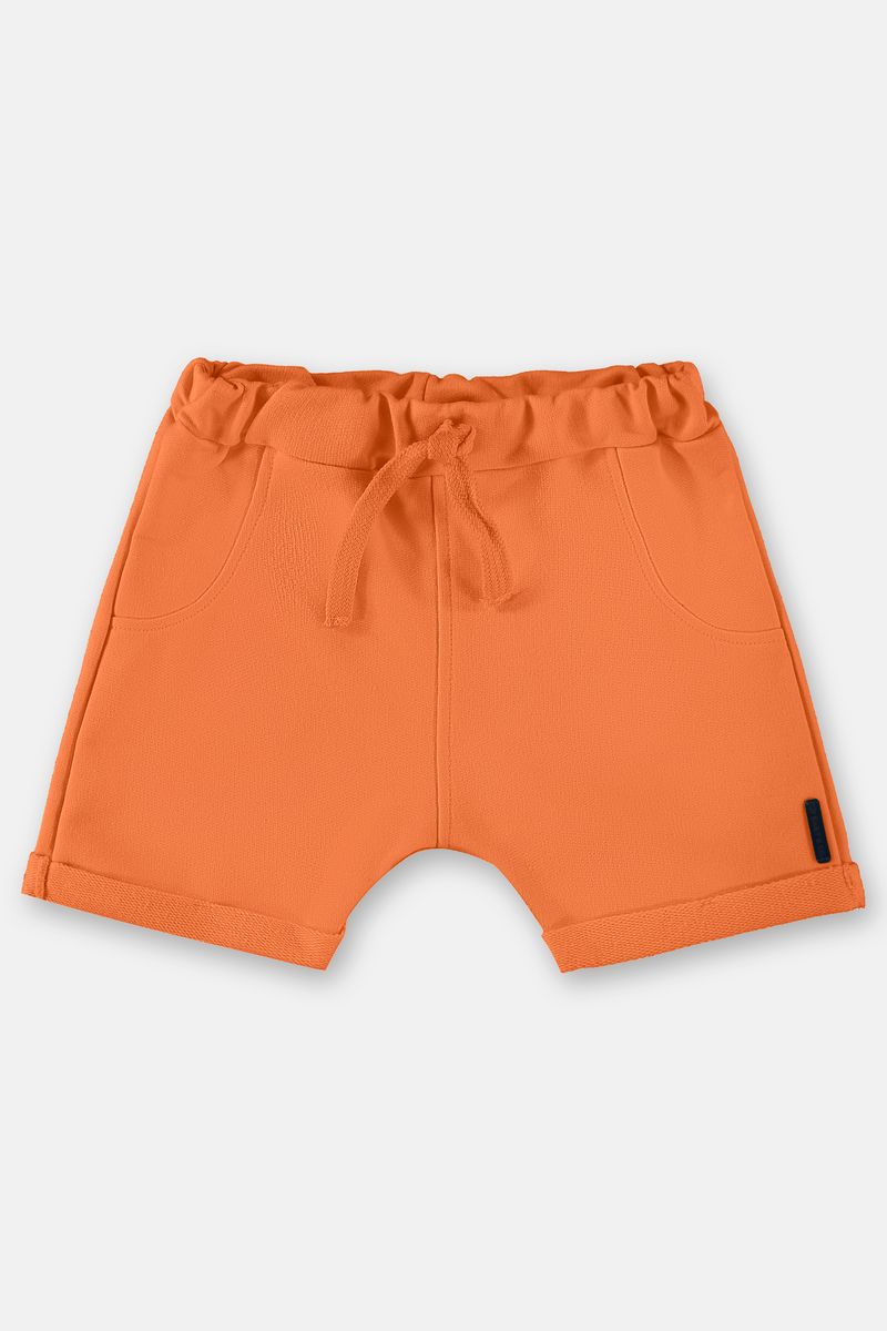 Short-em-Moletom-Basico-para-Bebe--Laranja--Up-Baby
