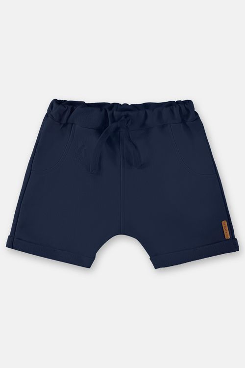 Short em Moletom Básico para Bebê (Azul) Up Baby