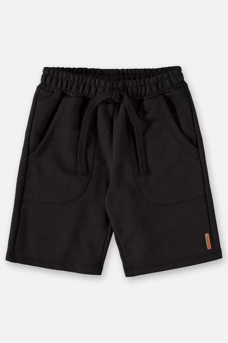 Bermuda-Infantil-Basica-em-Moletom--Preto--Up-Baby