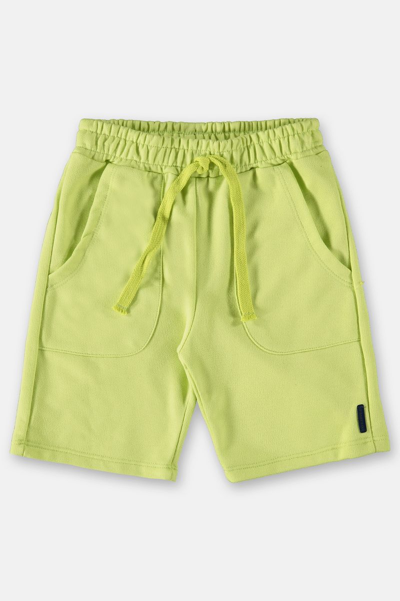 Bermuda-Infantil-Basica-em-Moletom--Verde--Up-Baby