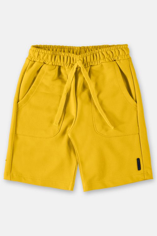 Bermuda Infantil Básica em Moletom (Amarelo) Up Baby