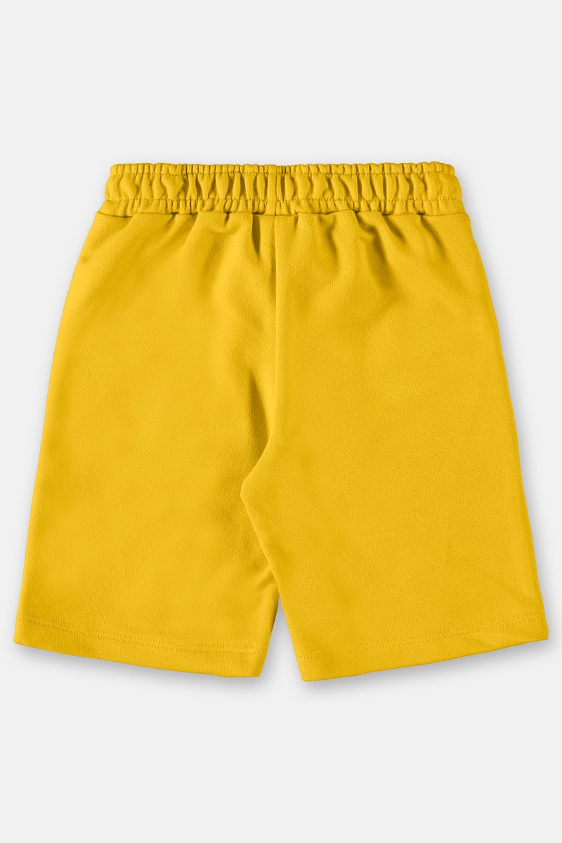 Bermuda-Infantil-Basica-em-Moletom--Amarelo--Up-Baby