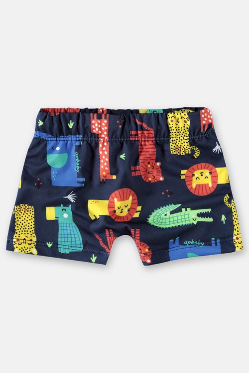 Sunga Boxer com Proteção FPS+50 Infantil (Azul) Up Baby