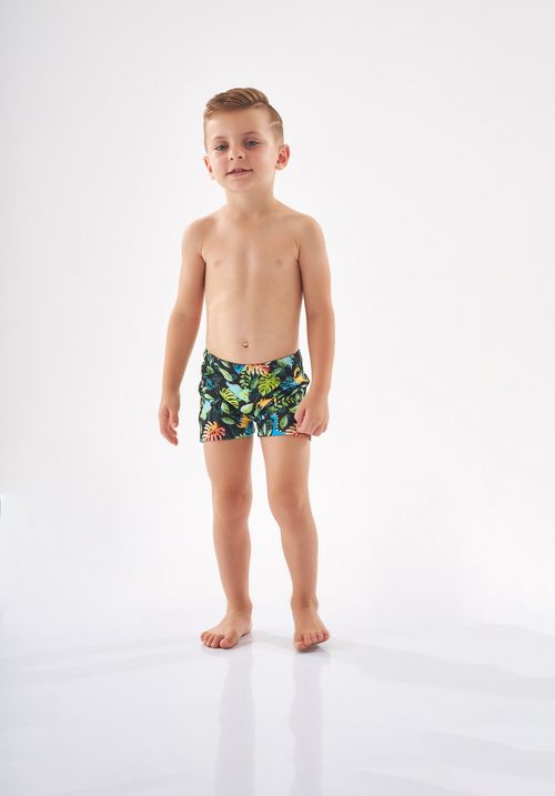 Sunga Boxer com Proteção FPS+50 Infantil (Preto) Up Baby