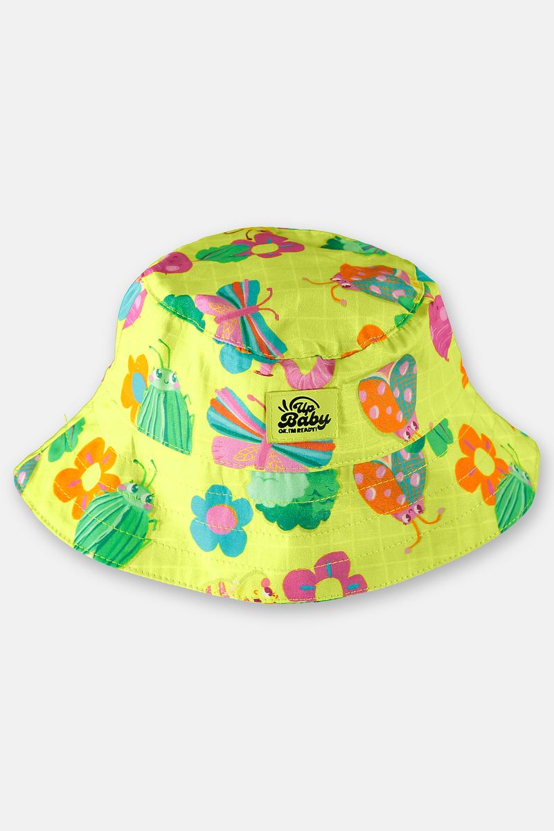 Bucket-Hat-Infantil-Para-Menina--Verde--Up-Baby