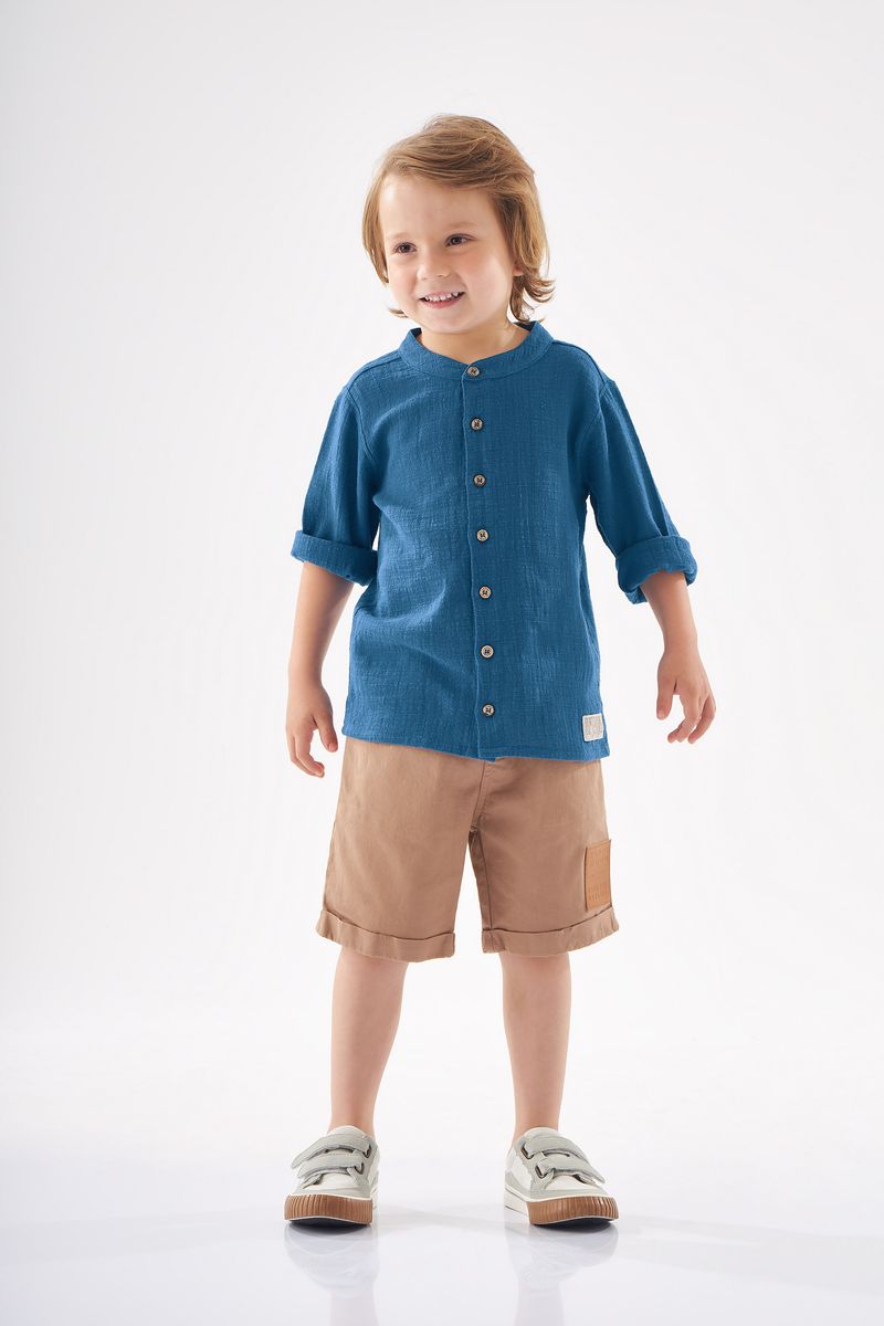 Bata-Infantil-Meninos--Azul--Up-Baby