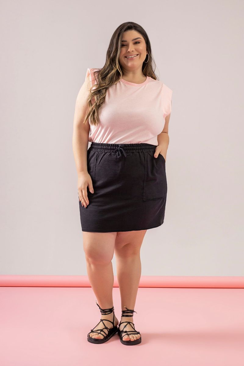 Blusa-Muscle-Tee-Feminino-em-Meia-Malha--Rosa--Just-Basic
