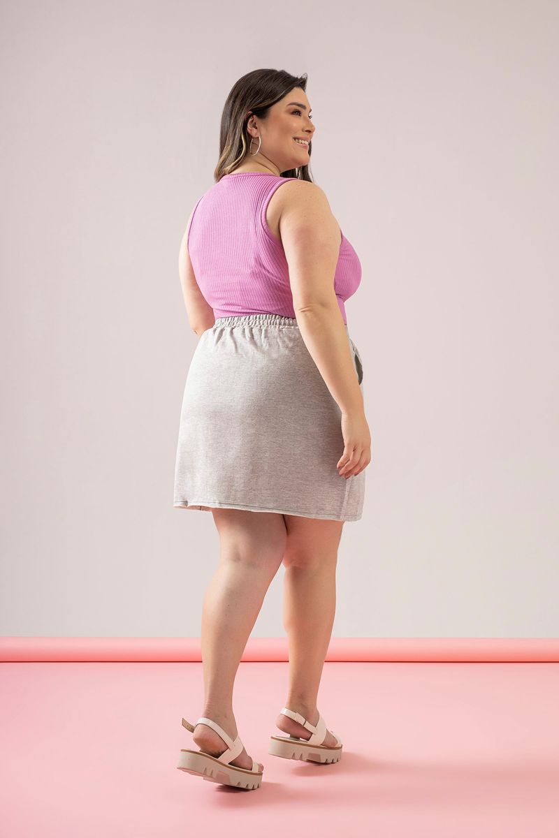 Regata-Feminina-em-Malha-Canelada--Rosa--Just-Basic