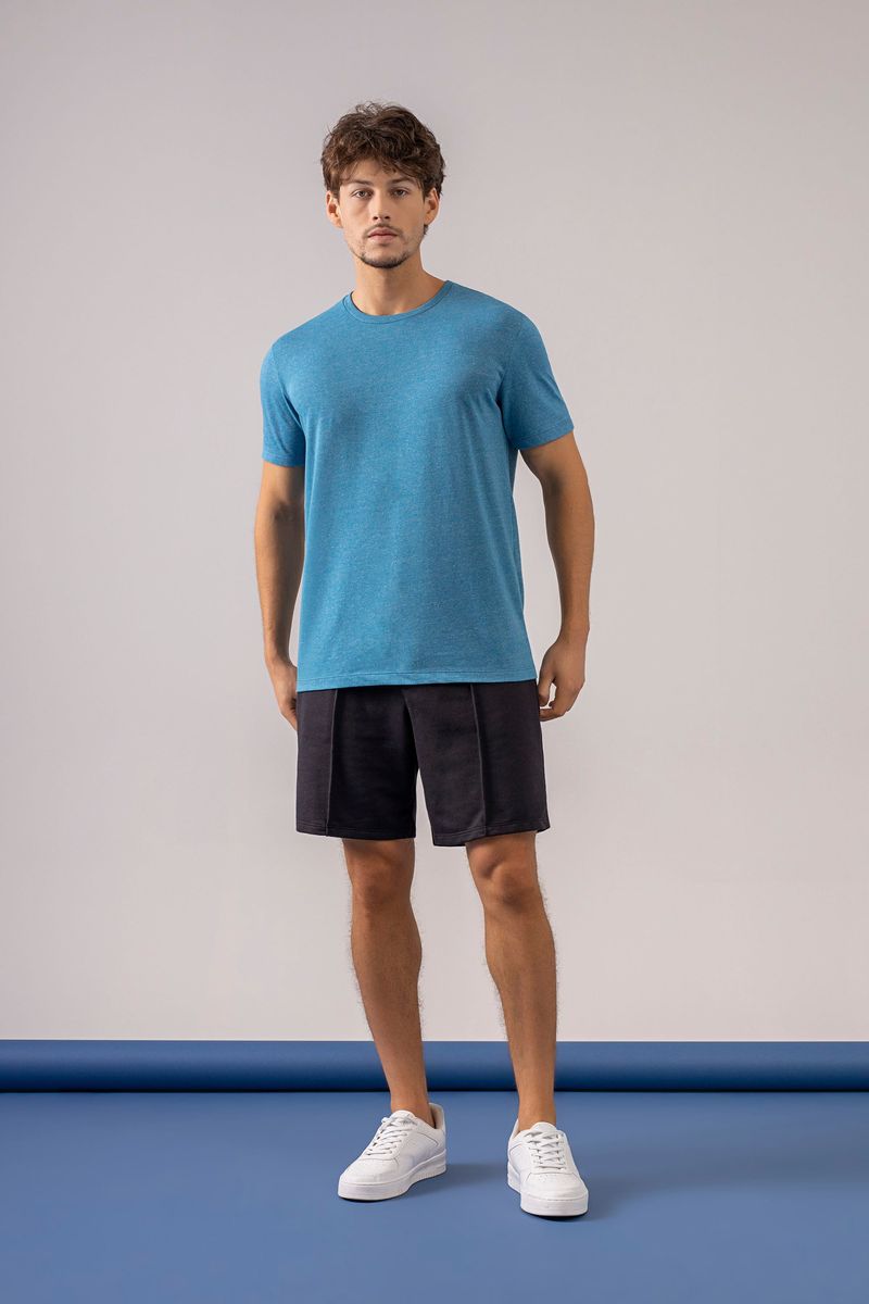 Camisa-Basica-em-Malha-Mouline--Azul--Just-Basic