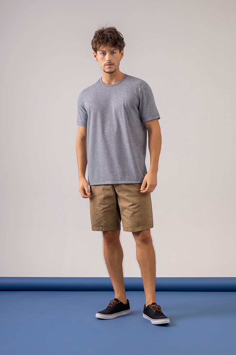 Camiseta-Basica-em-Malha-Listrada--Azul--Just-Basic