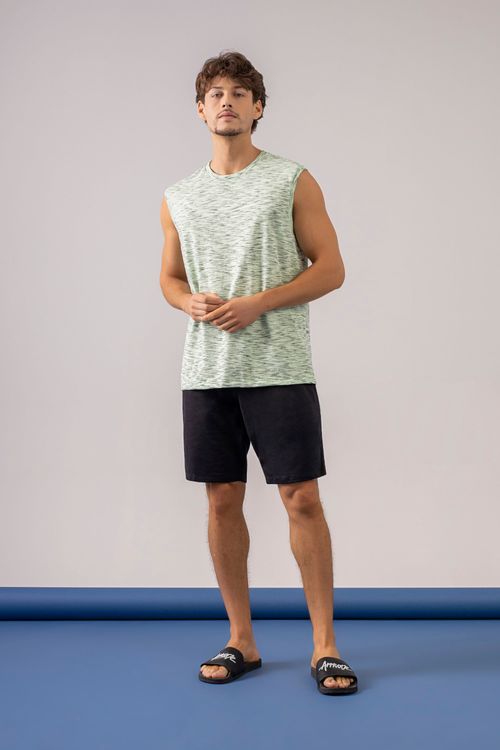 Regata Básica em Malha Jet Masculino (Verde) Just Basic