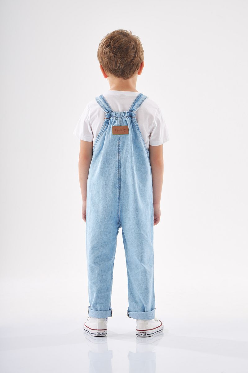-Jardineira-Unissex-Infantil--Azul--Up-Baby