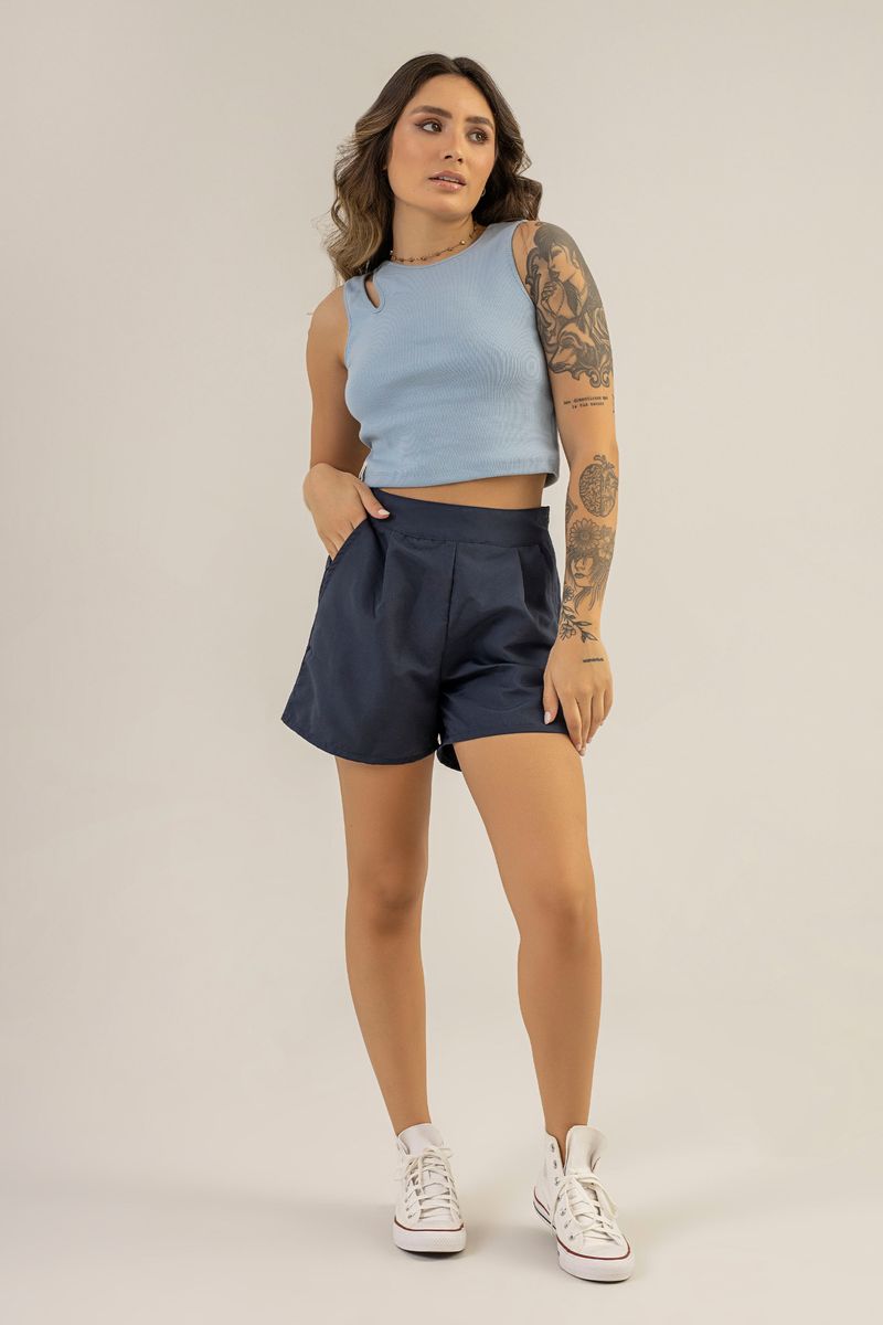 Short-Feminino-Basico--Azul--The-Philippines