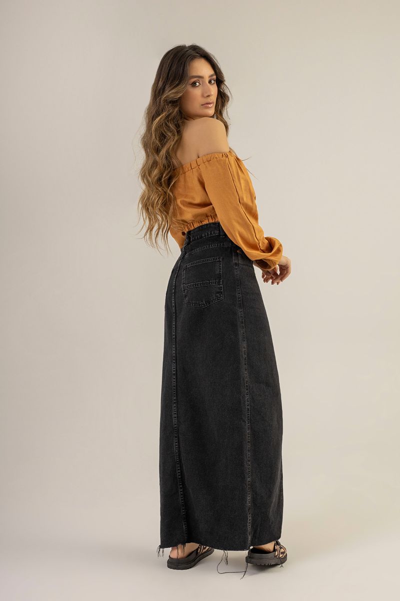 Blusa-Ombro-a-Ombro-Cropped-Adulto--Amarelo--The-Philippines