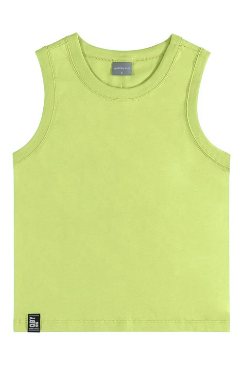 Regata Básica Infantil Masculina (Verde) Quimby