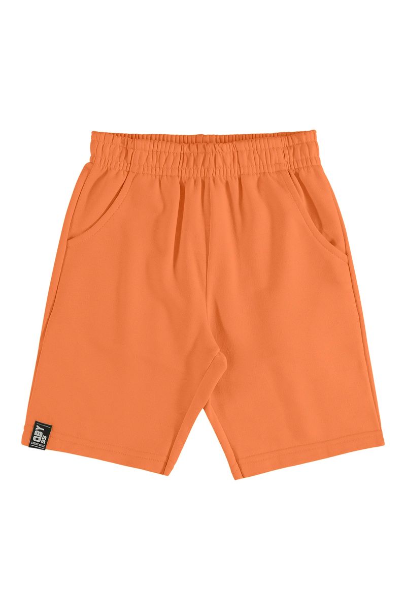 Bermuda-Basica-em-Moletom-para-Menino--Laranja--Quimby