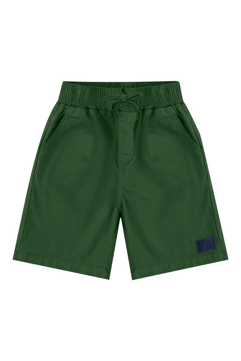 Bermuda-Basica-em-Sarja-Infantil--Verde--Quimby