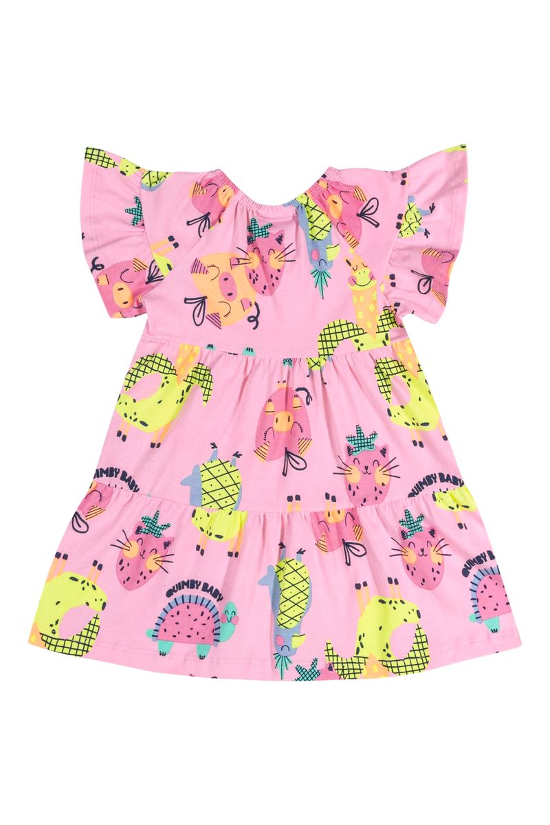 Vestido-Estampado-Bebe-Menina--Rosa--Quimby