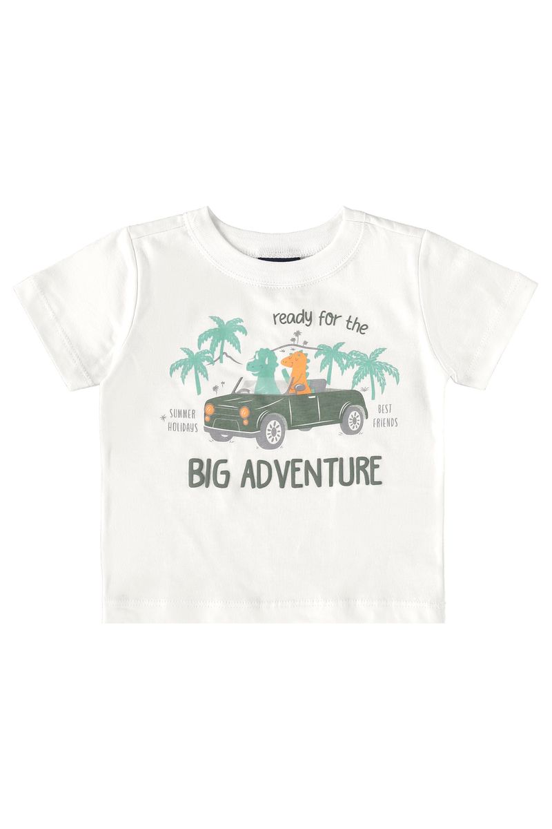 Conjunto-Camiseta-e-Bermuda-Infantil-Menino--Branco--Guloseima