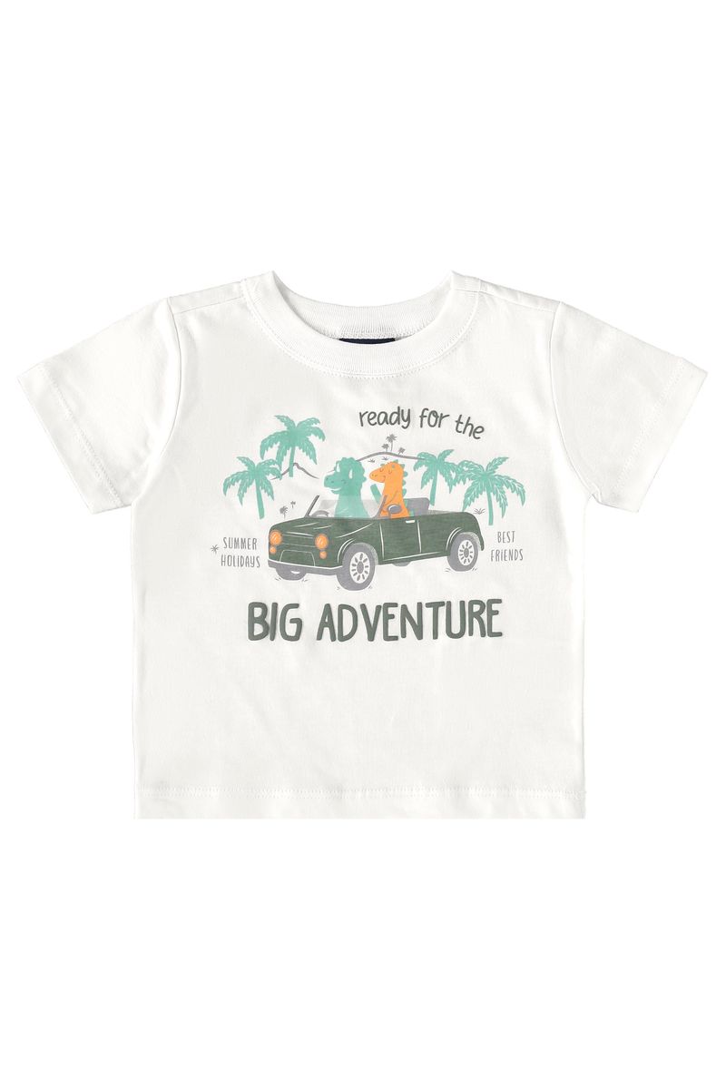 Conjunto-Camiseta-e-Bermuda-Infantil-Menino--Branco--Guloseima