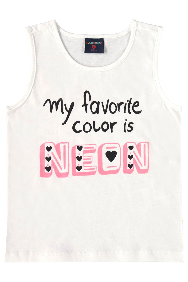 Conjunto-My-Favorite-color-is-Neon-Infantil--Branco--Guloseima