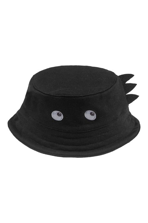 Bucket Unissex em Moletom para Bebê (Preto) Quimby