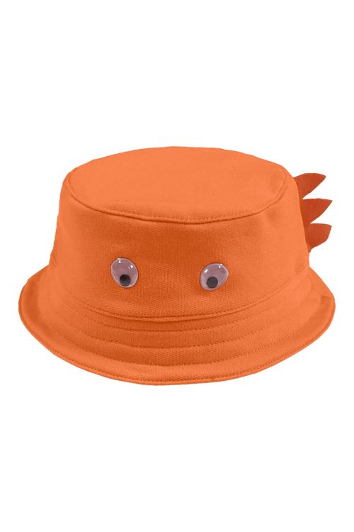 Bucket Unissex em Moletom para Bebê (Laranja) Quimby