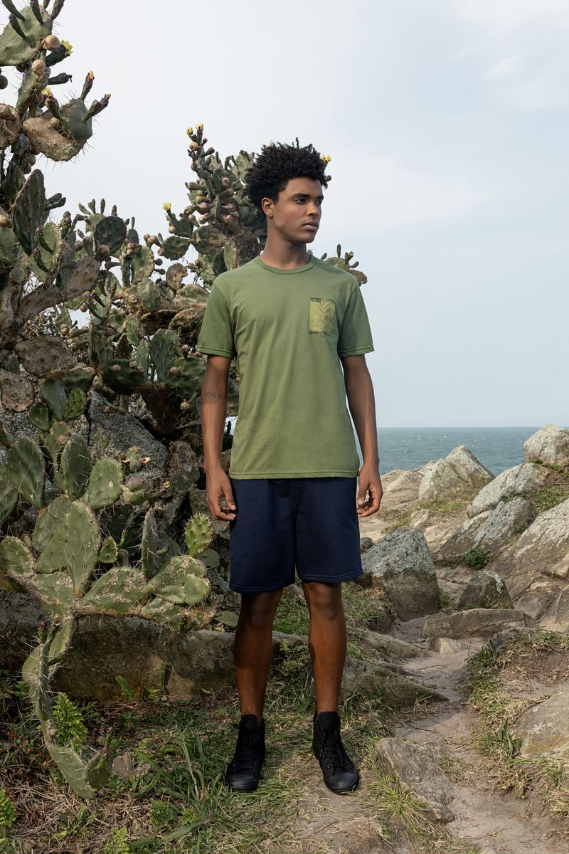 Bermuda-Masculina-em-Moletom--Azul--The-Philippines