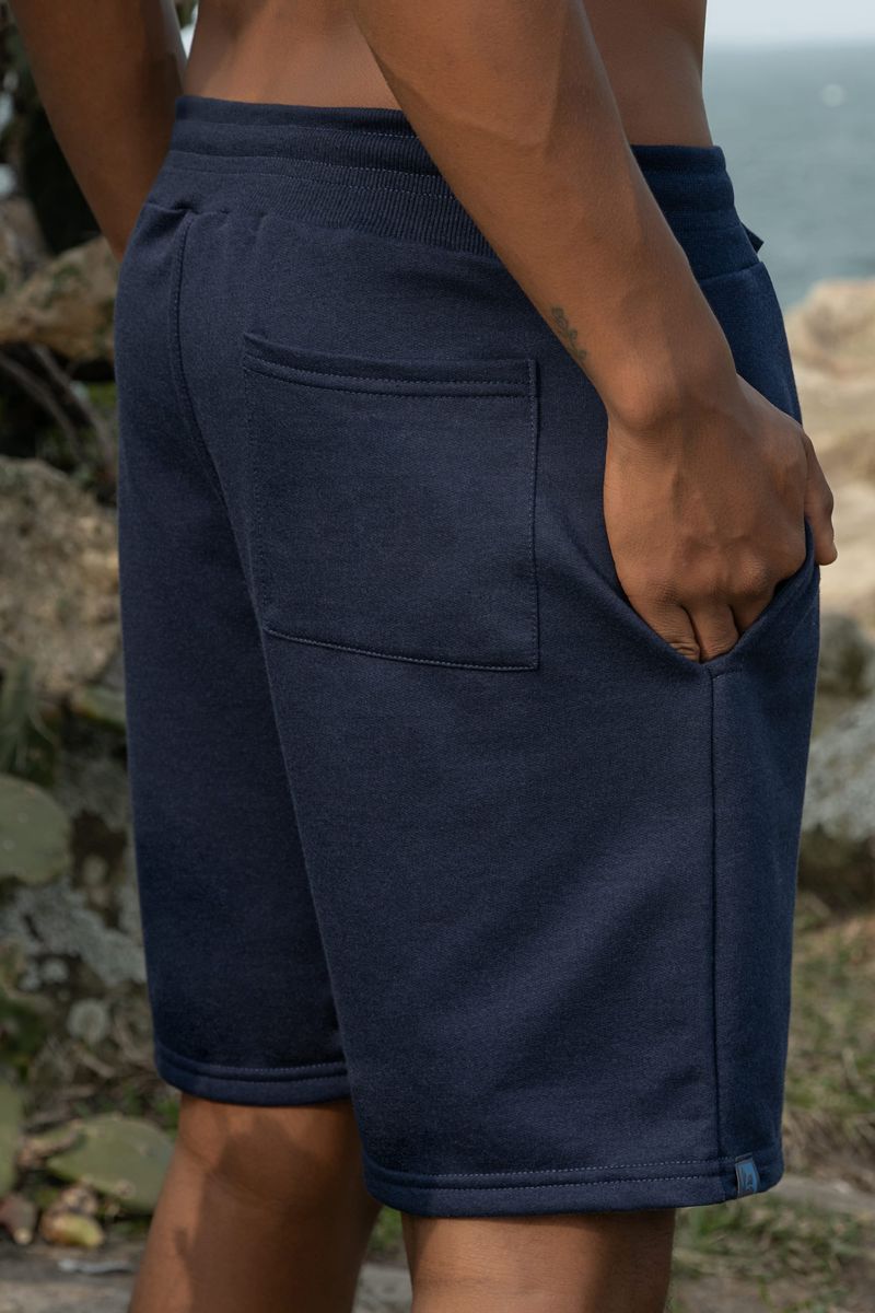 Bermuda-Masculina-em-Moletom--Azul--The-Philippines