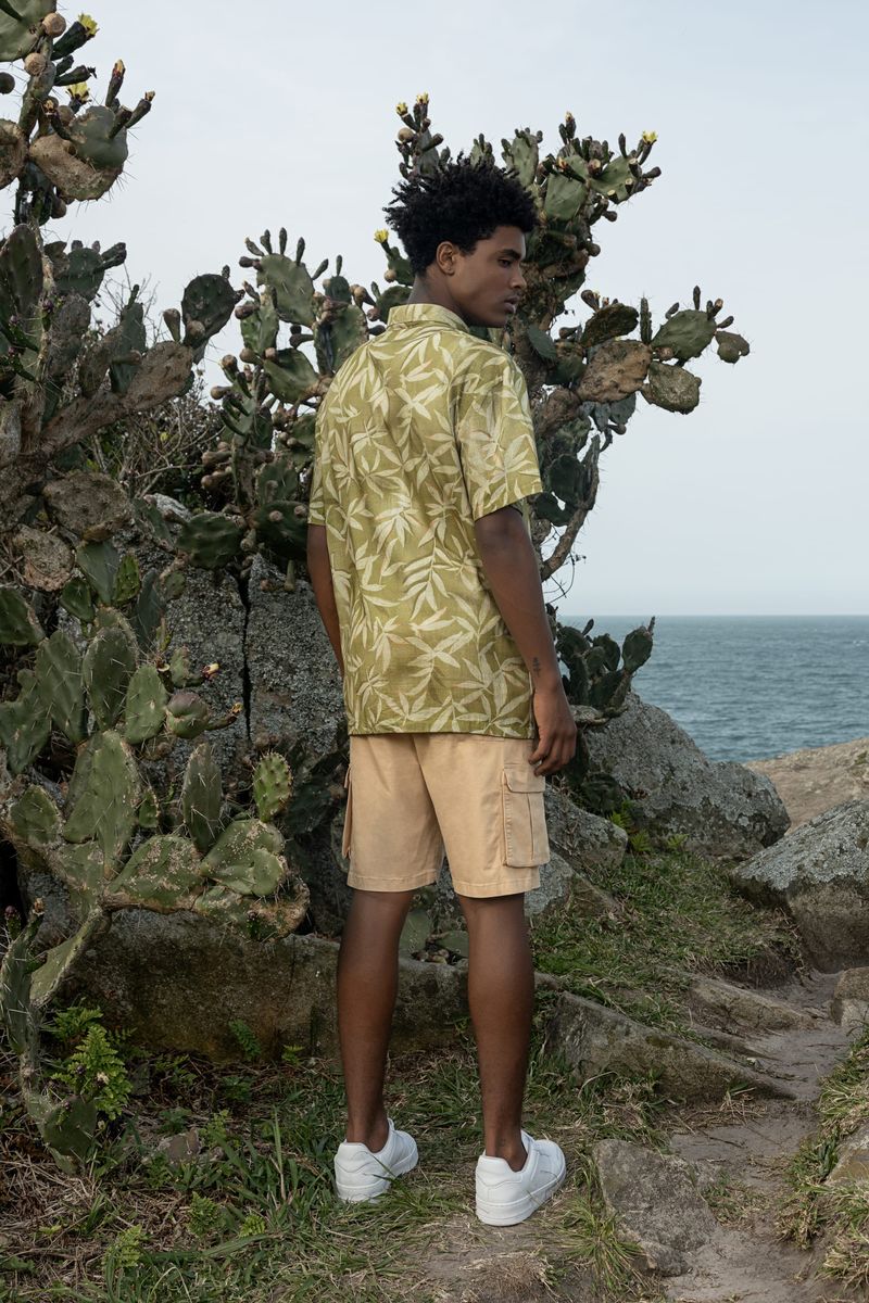Camisa-Polo-Masculina-Estampada--Verde--The-Philippines