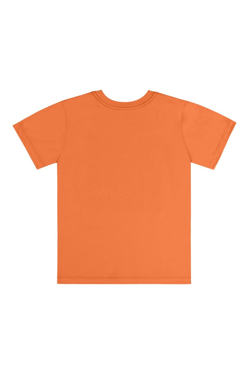 Camiseta-Save-Nature-Infantil-para-Menino--Laranja--Quimby