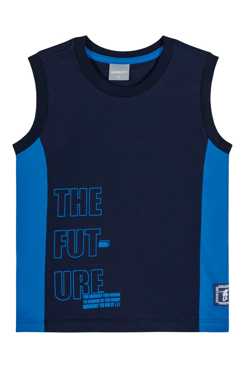 Regata-The-Future-Infantil-para-Menino--Azul-Marinho--Quimby