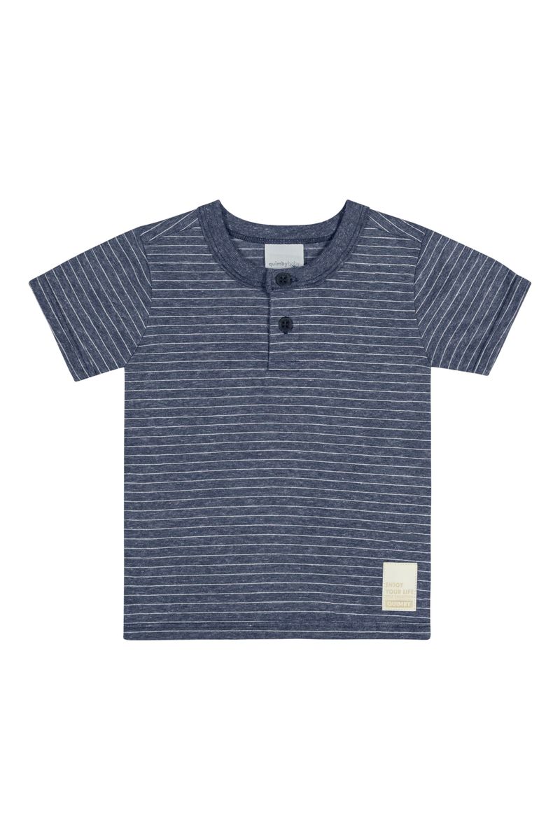 Conjunto-para-Bebe-Menino-com-Camiseta-e-Bermuda--Azul-Marinho--Quimby