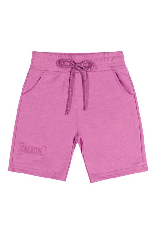 Bermuda Infantil Básica Unissex (Roxo) Quimby