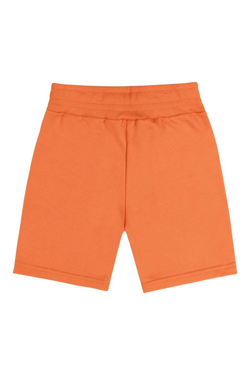 Conjunto-Camiseta-e-Bermuda-Unissex--Laranja--Quimby