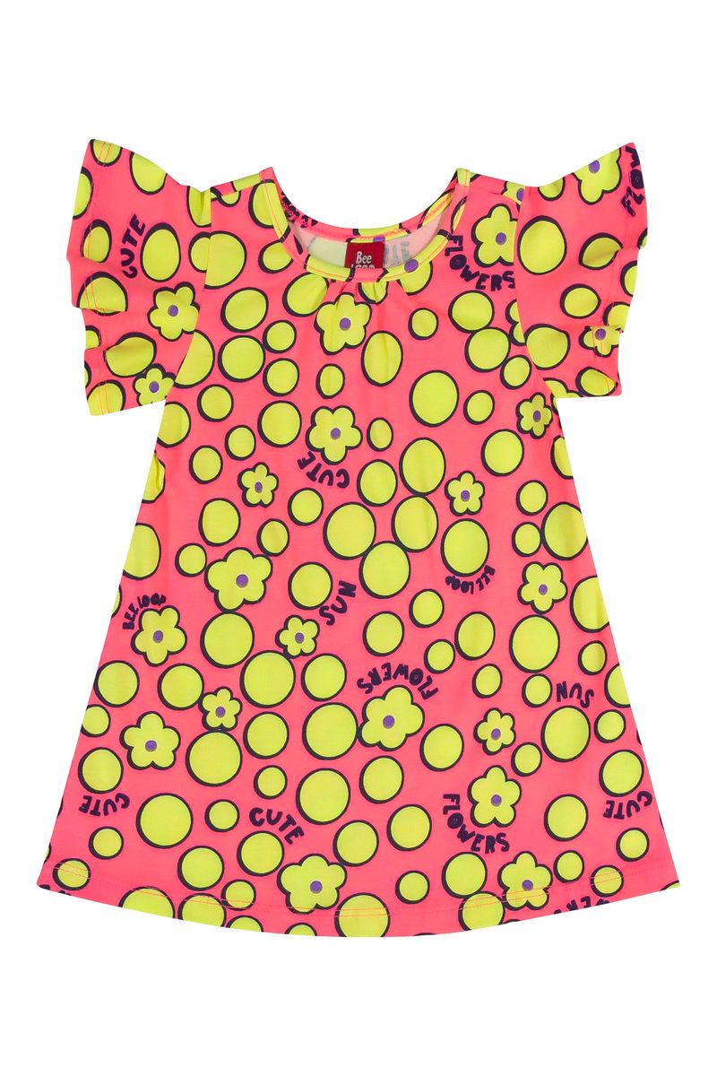 Vestido-Bolinhas-para-Bebe--Rosa--Bee-Loop