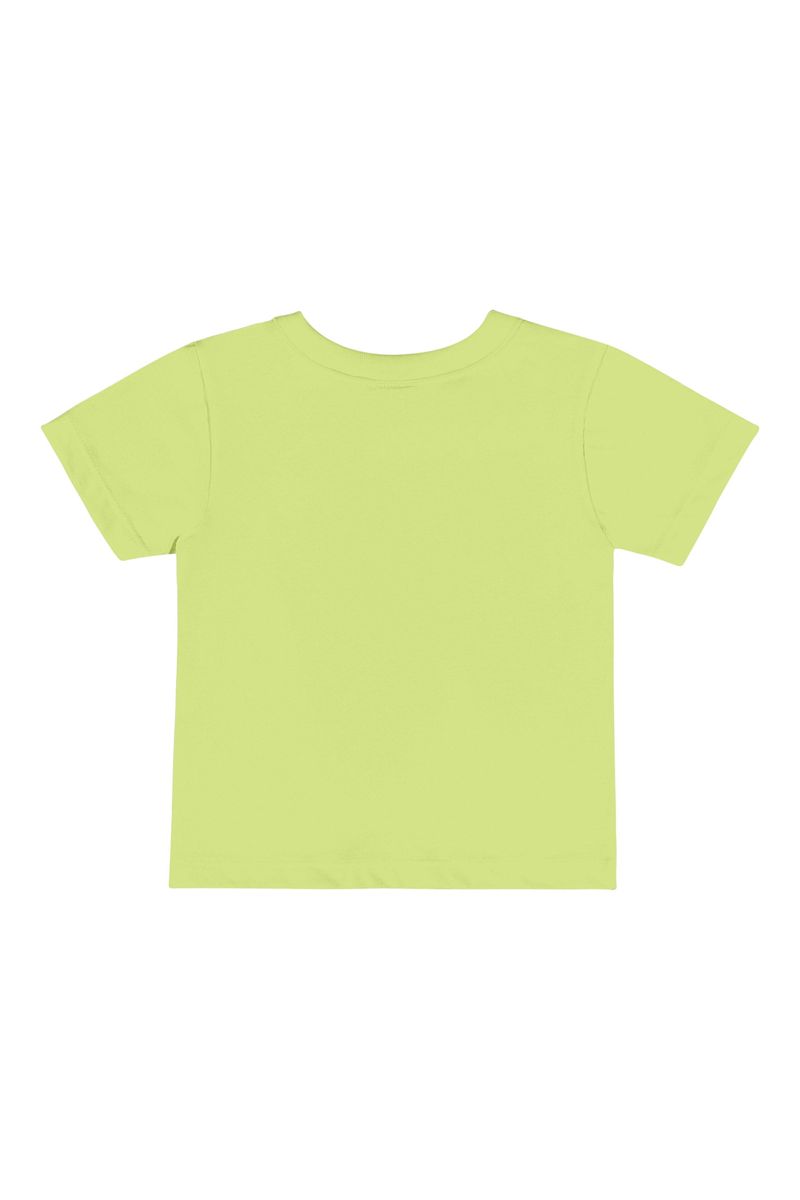 Conjunto-Camiseta-e-Bermuda-Bebe-Menino--Verde--Bee-Loop