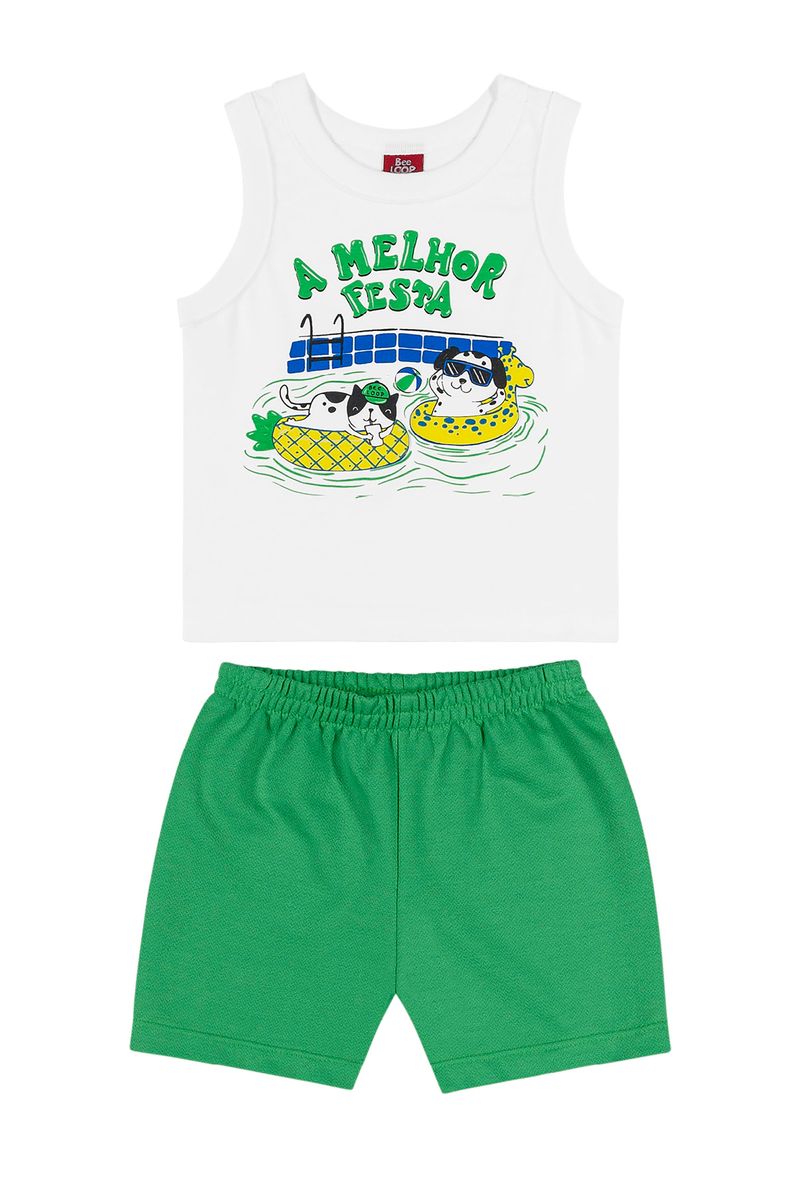 Conjunto-Regata-e-Bermuda-para-Bebe--Branco--Bee-Loop